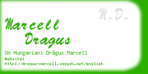 marcell dragus business card